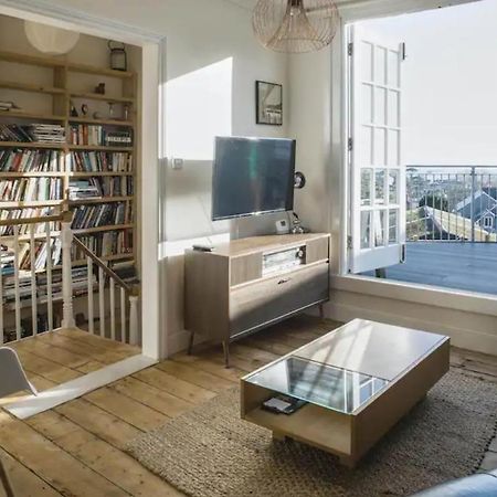 Falmouth Townhouse With Panoramic Sea View Terrace Extérieur photo