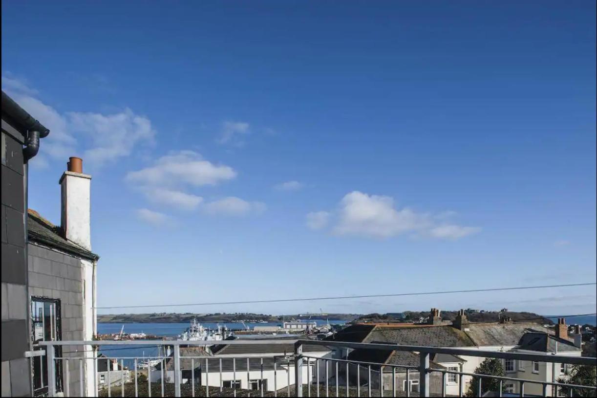 Falmouth Townhouse With Panoramic Sea View Terrace Extérieur photo