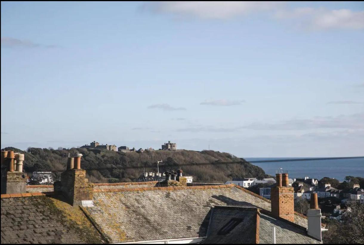 Falmouth Townhouse With Panoramic Sea View Terrace Extérieur photo