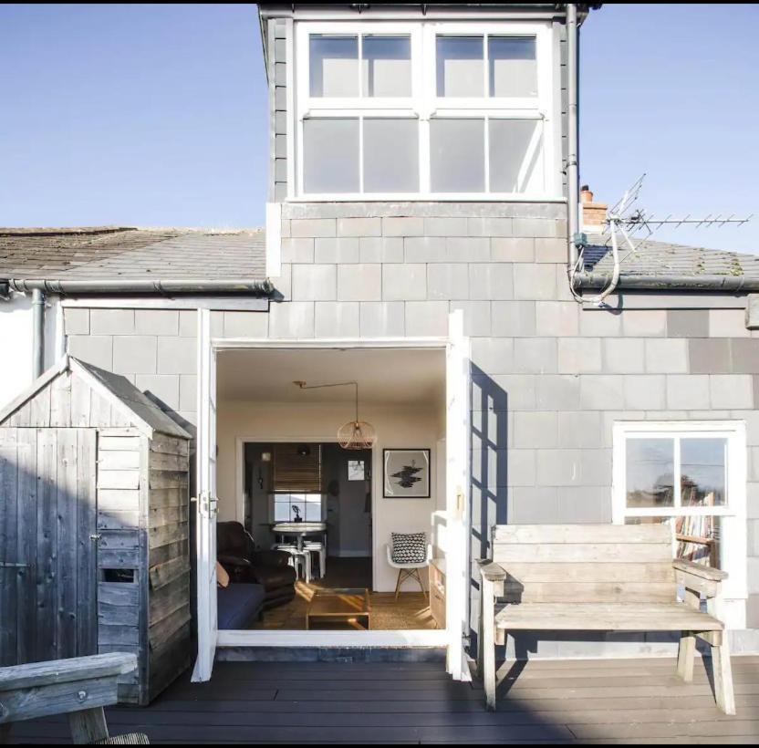Falmouth Townhouse With Panoramic Sea View Terrace Extérieur photo